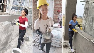 Amazing Lady Construction Workers 😍 Beautiful Female Constructions Workers