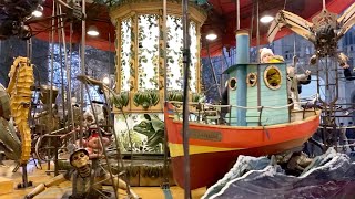 Steampunk Merry-go-round in Brussels (Christmas Market) - YouTube