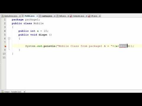 159. Default Access Modifier with Package in Java Programming (Hindi)