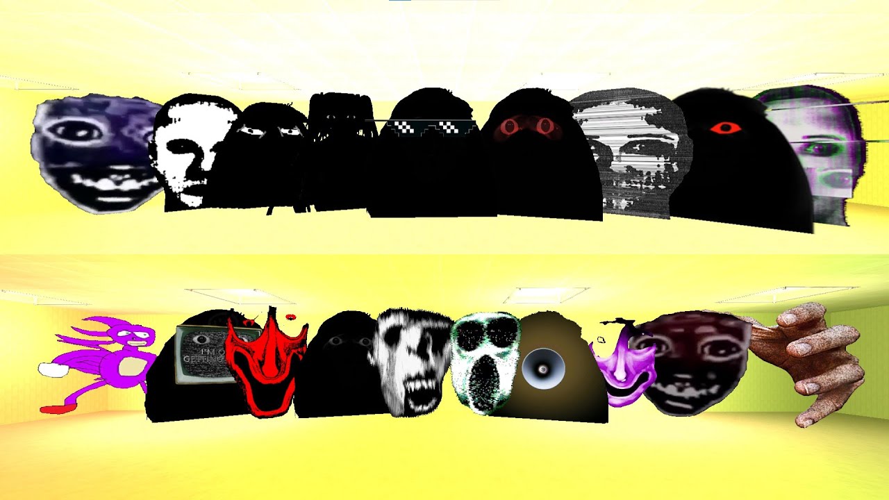 Hunger, Happy, Hyper Sanic, Handfgod, Trauma, Purple Trauma, Evil Munci... Nextbots | Garry's Mod