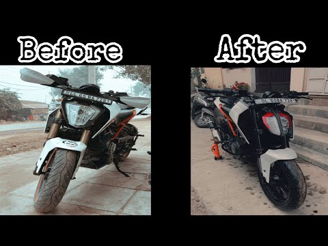 Video ????????Ktm duke 390 headlight fitting to ktm duke 250???????? - youtube