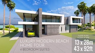 Luxury Beach Houses Blueprint