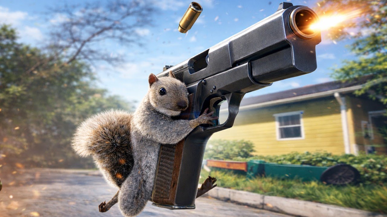 Я дал белке ружье и тут же пожалел об этом.