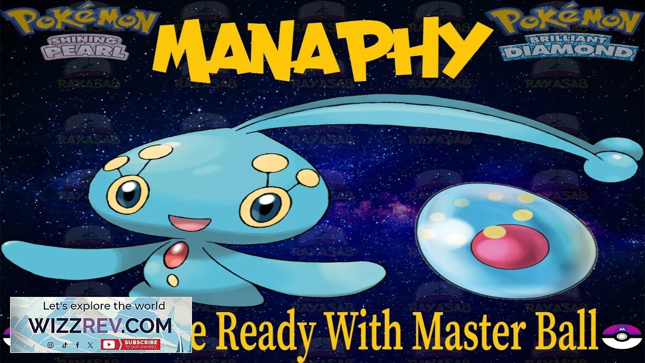 Manaphy Egg Mythical 6iv Pokemon Brilliant Diamond and Shining Pearl eBay