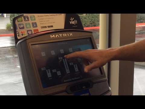 MATRIX XIR Console Demo - Fitness Shop