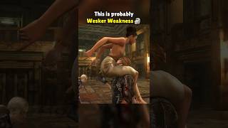 Wesker got clamped by Rebecca and Excella☠️ #residentevil #shorts #residentevil5 #wesker #rebecca