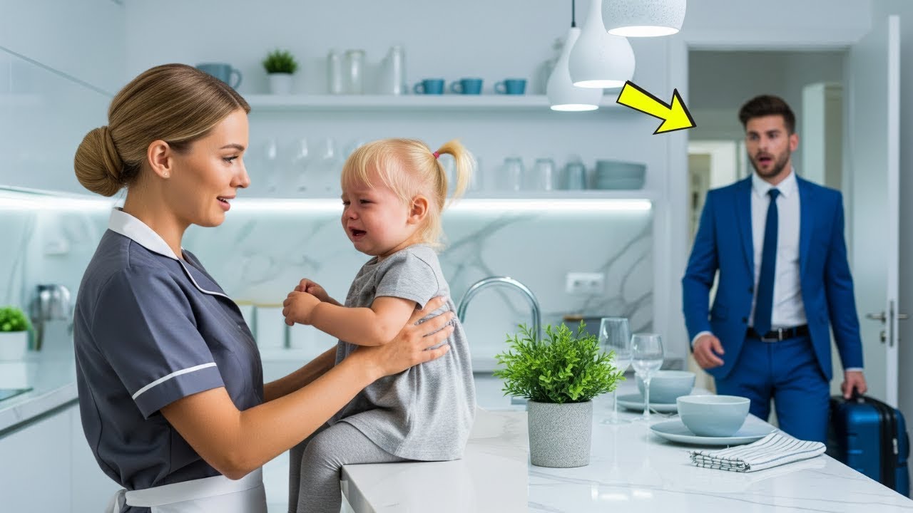 Milionarul s-a întors devreme — Este șocat să vadă că bebelușul îl chema pe timidul curățător „Mami”