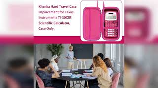 Review: khanka Carrying Case for Texas Instruments TI-30Xa / TI BA II Plus/TI-30XIIS /TI-30XS ... screenshot 4
