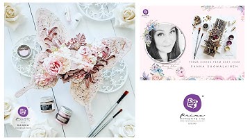 ALTERED BUTTERFLY - Mixed Media Tutorial by Sanna Suomalainen