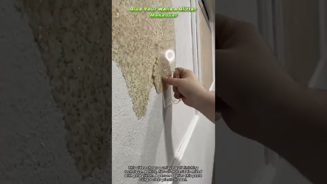 Give Your Walls a Glitter Makeover