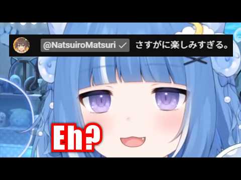 Roa Didn't Know How To React When Matsuri Appears In Chat 【Kurageu Roa / Vtuber】