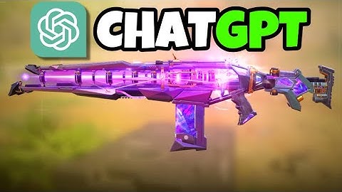 I asked CHATGPT to build my Loadout in CODM