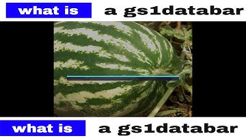 what is a gs1databar barcode Global Standard