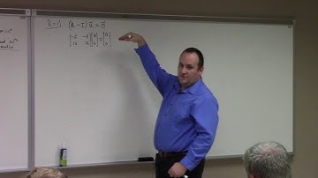 Differential Equations: eigenvector solution method, 10-17-17, part 1