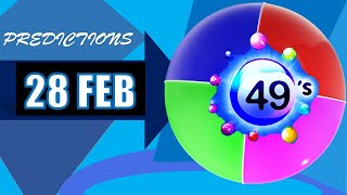Dobbel UK 49 Prediction for today - 28 Feb 24