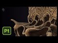 Texturing an Ornate Chair in Substance Painter || Timelapse