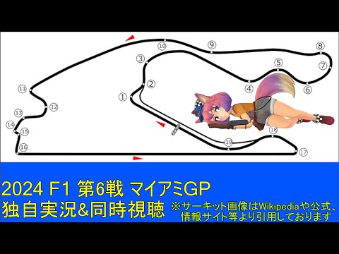 [#F1]2024-F1 第6戦 マイアミGP スプリント 同時視聴&独自実況  [毒舌？解説]