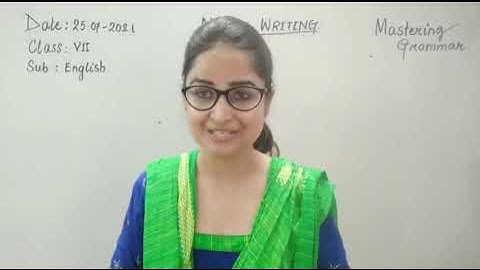 CLASS VII ENGLISH 23-07-2021 by Ms. SHWETA SHUKLA