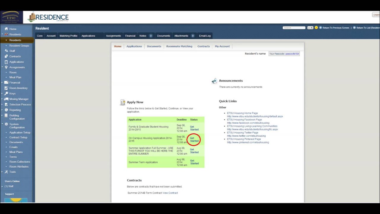Housing Application YouTube