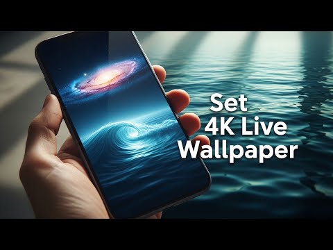 How To Set 4K Live Wallpaper On Home Screen Ultra HD Tutorial