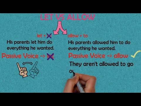 Learn English for Beginner / Английский для начинающих / Let vs Allow