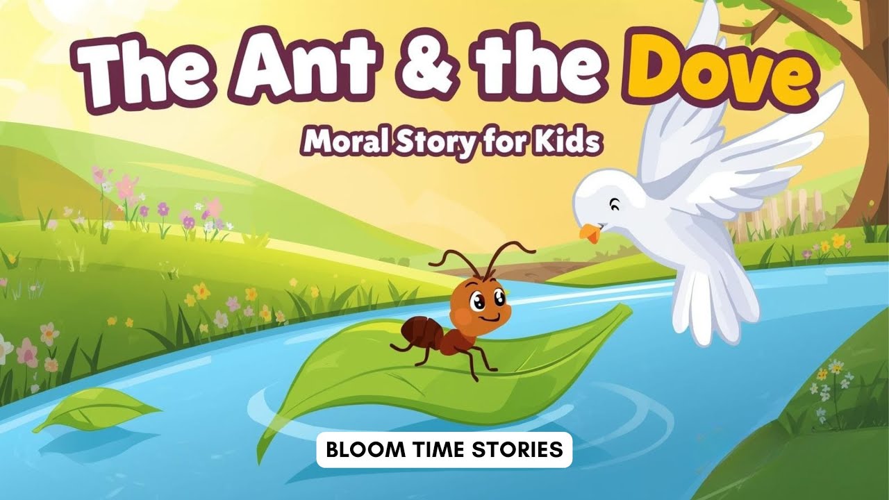 The Ant and the Dove | Moral Story for Kids | Bedtime Story