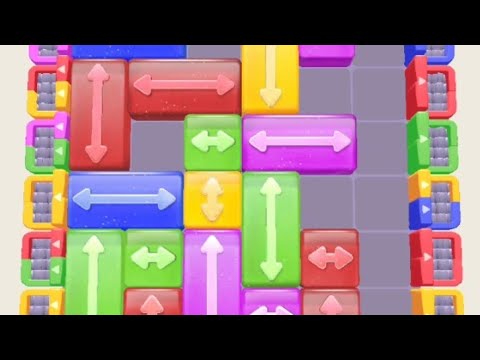 Color Blocks 3D Slide Puzzle Level 21-22-23 Walkthrough Gameplay ...