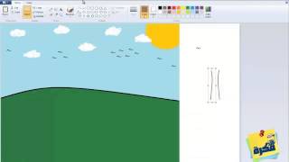 علم اطفالك كيفية الرسم على الكمبيوتر بواسطة برنامج الرسام MS Paint Program