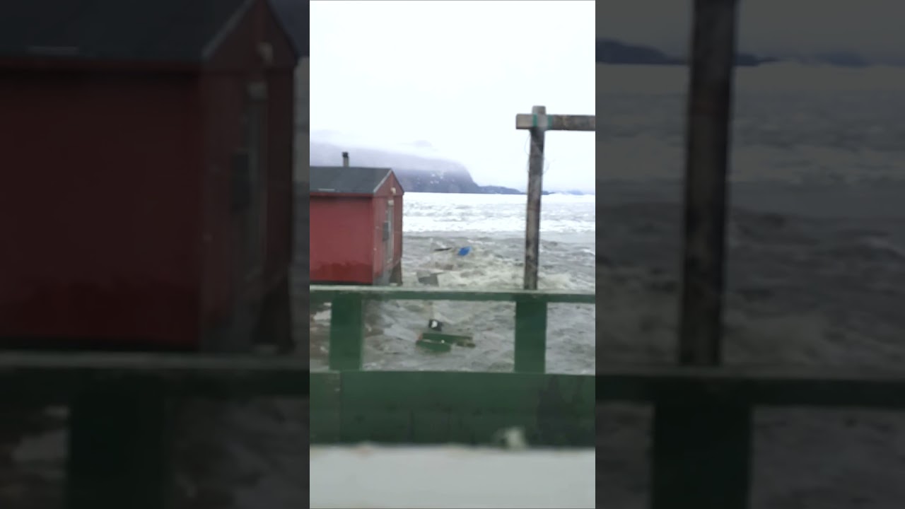 Uncut and Unseen Greenland Tsunami  | BIG WAVE in Greenland