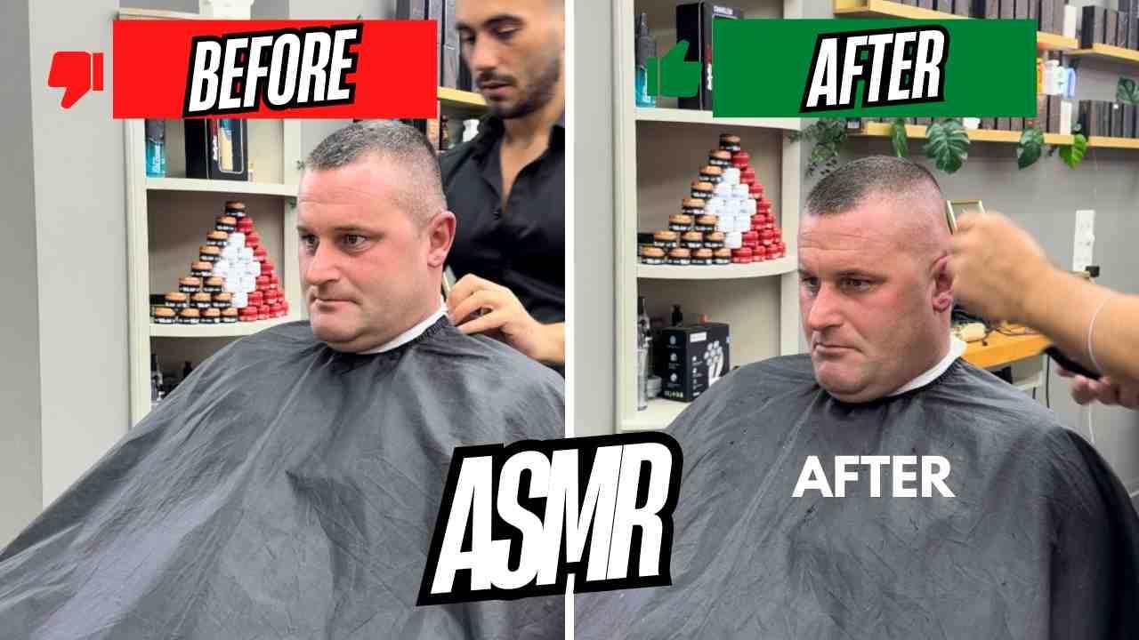 💈 Funny & Professional Barber in Switzerland 🇨🇭 | ASMR Transformation at Arena Barbershop Olten