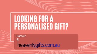 Discover personalised gifts at https://heavenlygifts.com.au