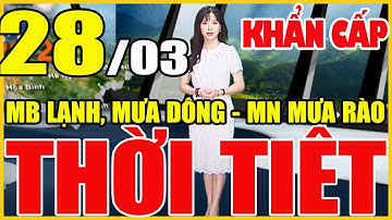 Dự báo thời tiết hôm nay, ngày mai 28 tháng 3 năm 2022 | Tin Bão Mới Nhất | Dự báo Thời Tiết 3 Ngày