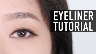 EYELINER TUTORIAL FOR BEGINNERS | 초보 아이라인 튜토리얼