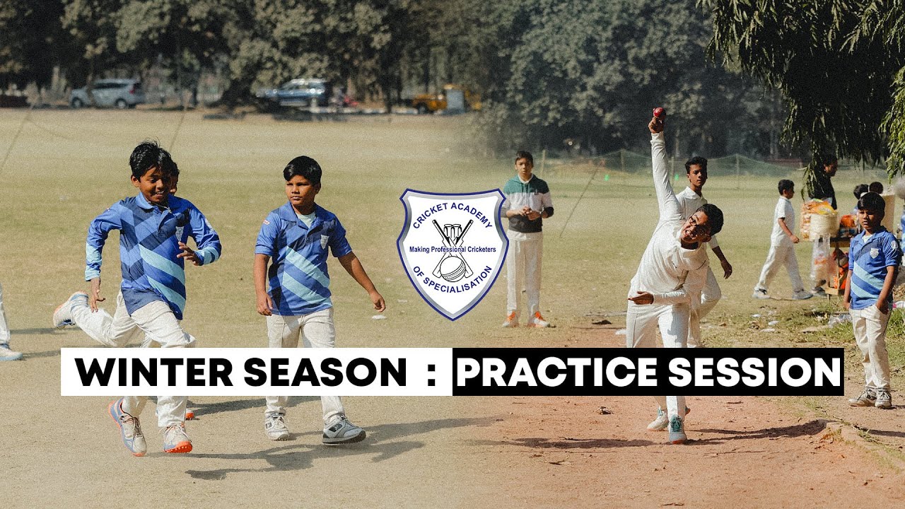 Winter Season | Practice time | Cricket |  | Dedication  | Coaching | 