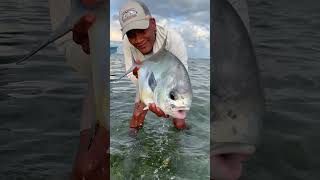 Permit fishing on the flats #saltwaterfishing #flyfishing #simmsfishing #permits #belize #motivation