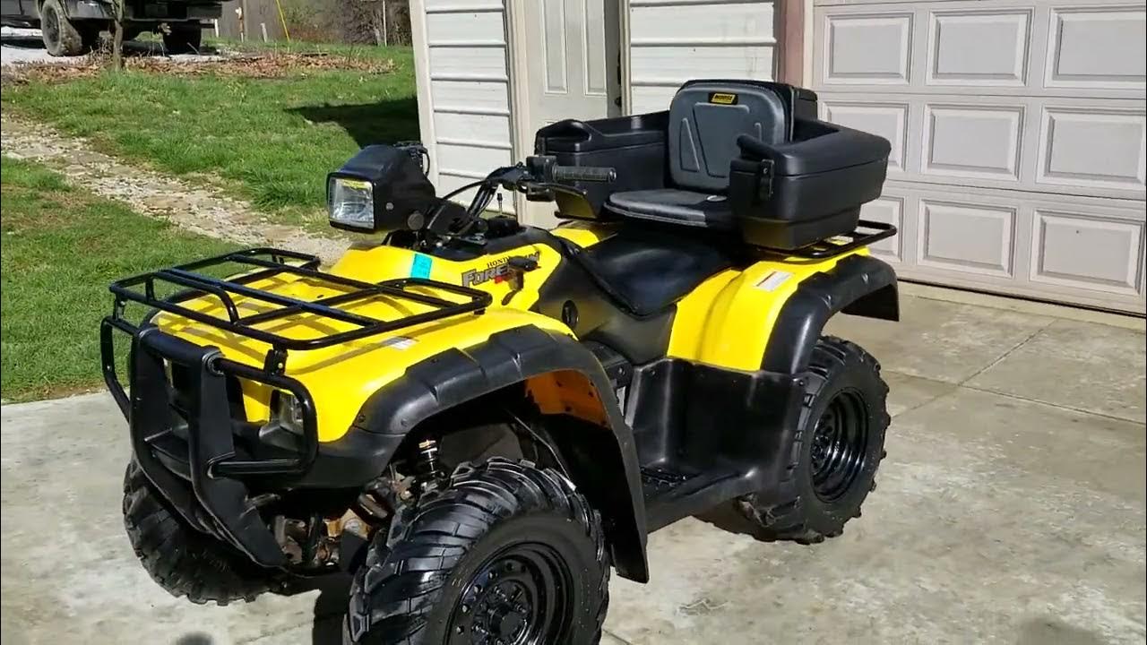 2003 Honda Foreman Rubicon 500, walkaround and cold start YouTube