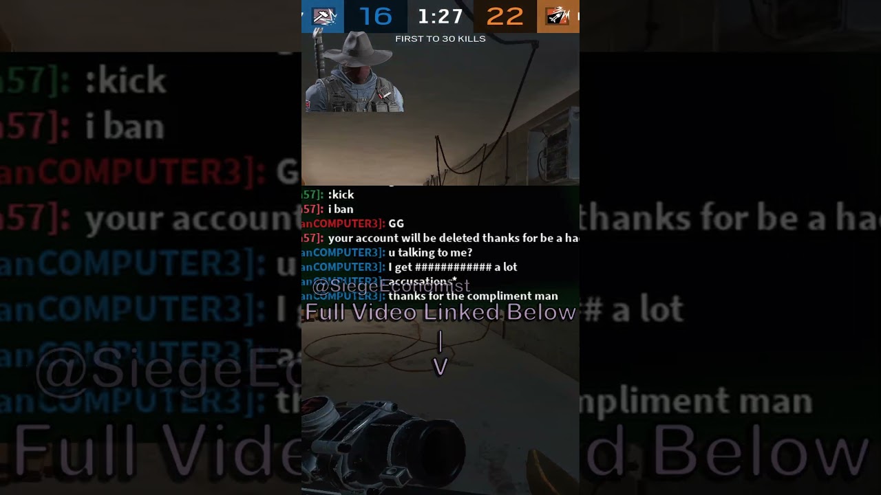 R6 Headgear Stereotypes Sledge | FULL VIDEO LINKED |  The Siege Economist | 