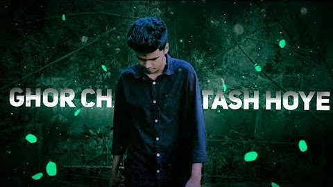 First Cinematic Edit | Minar Rahman - ghor chara batash hoye 🍃🖤 | XML file ✨