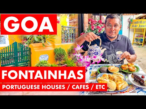 Video: Goa's Fonttainhas Latin Quarter: Koj Cov Lus Qhia Tseem Ceeb
