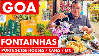 GOA | Fontainhas, Beautiful Latin Quarter in Panjim, City | Portuguese Houses, Cafes | Goa Vlog |