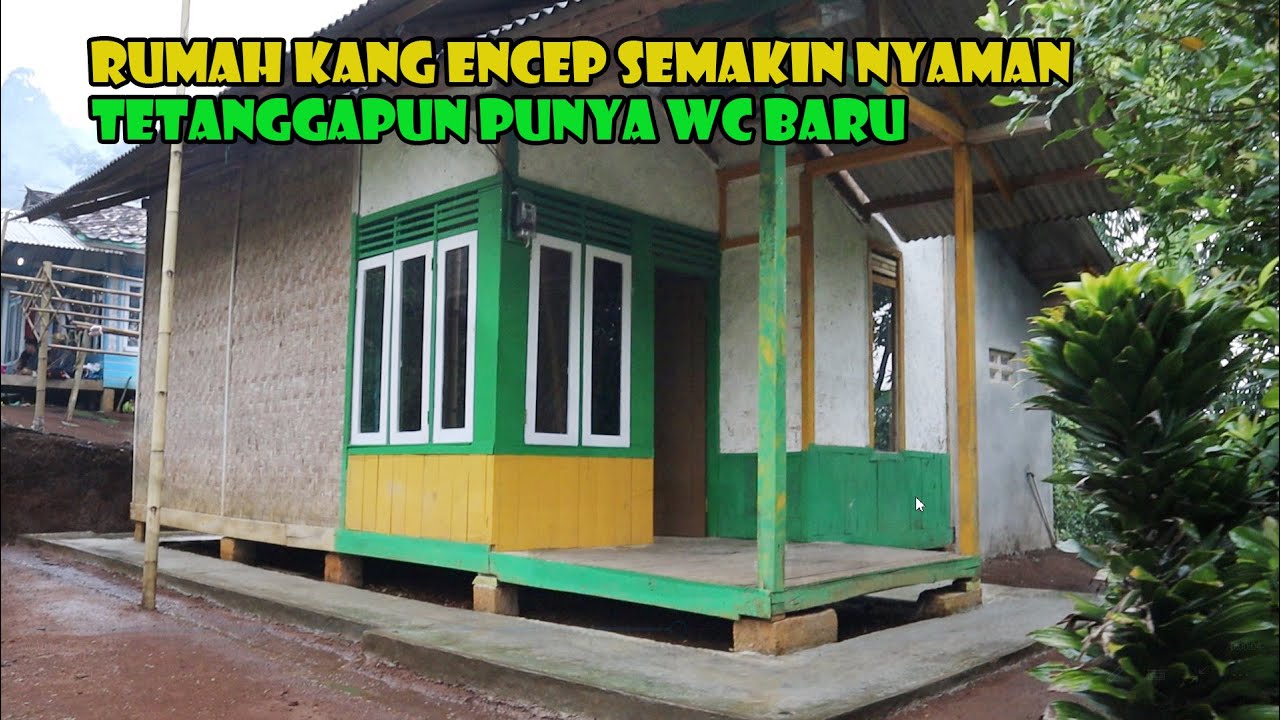 Rumah Kang Encep Makin Nyaman..Dengan Teras Sekeliling Rumah.. Alhamdulillah Mereka Bahagia