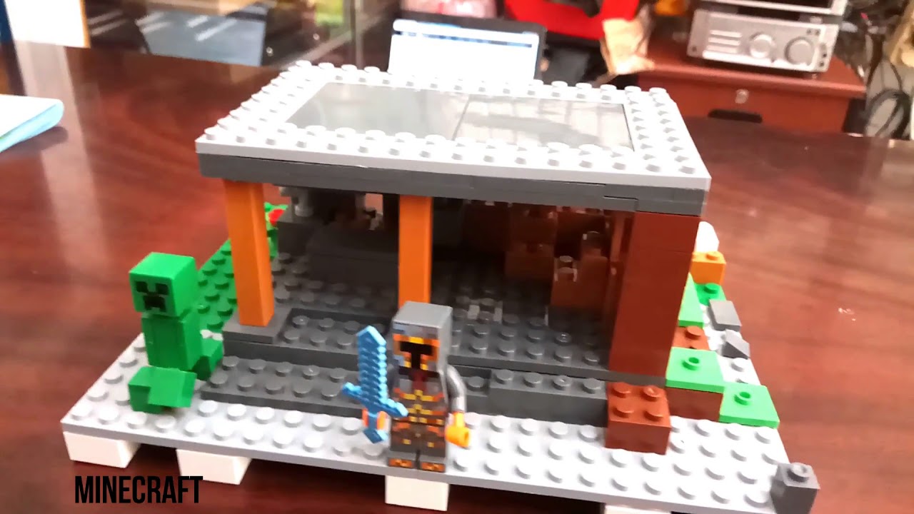 LEGO MINECRAFT BUILDING HOUSE VILLAGE F PART B - YouTube