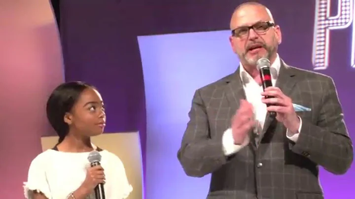 Skai Jackson and Michael David Palance at Premiere Program