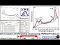 How to fitting and deconvolute the xps spectra of la3d using xpspeak41 software