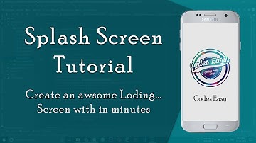 Android Splash Screen With Android Studio