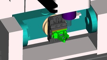 Program HAAS 3 AXIS TO 5 AXIS WITH TR210 - VERICUT