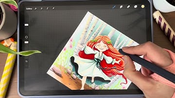 How to add light and shadow to a drawing in Procreate! Easy tips for beginners!