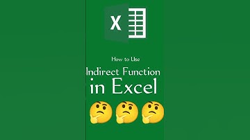 How to use Indirect Function in Excel #shorts #excel #exceltips #exceltutorial #msexcel #exceltrick