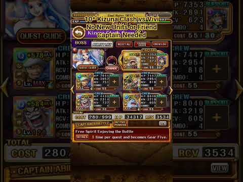 Kizuna Clash 10* Vs Vivi No New Units No Friend Captain Needed Accessible