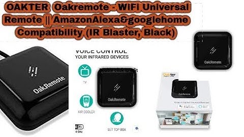 UNBOXING OAKTER Oakremote - WiFi UniversalRemote||AmazonAlexa&googlehome Compatibility (IR Blaster)